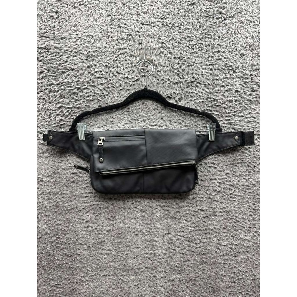 Harvest Label Connect Men's Canvas Urban‎ Cross Pack Crossbody Sling Bag Black